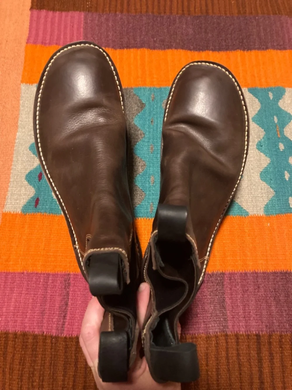 davinci boots-barefoot/zero drop-chelsea style-leather BRAND NEW
